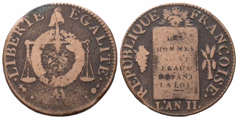 Francie Republika, Sol l´an II AA