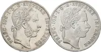 Zlatník 1870 A, patina, rysky + Zlatník 1871 A, rysky a drobné hranky, — 2