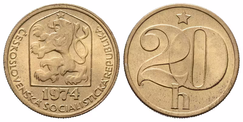 20 Haléř 1974