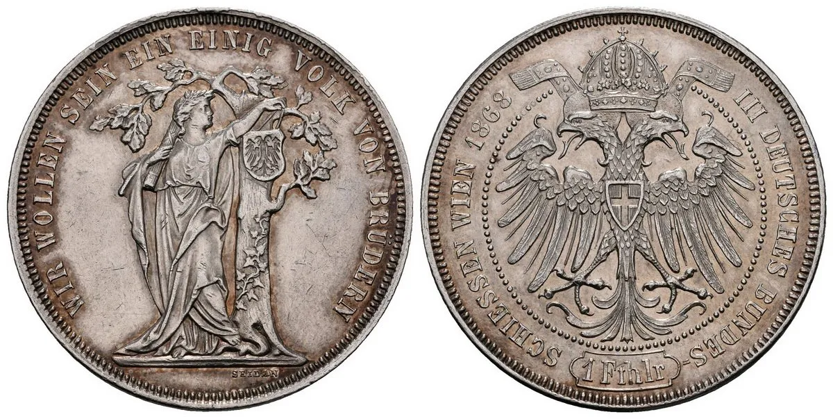 Rakouská a spolková měna, 1857 - 1892 — 1