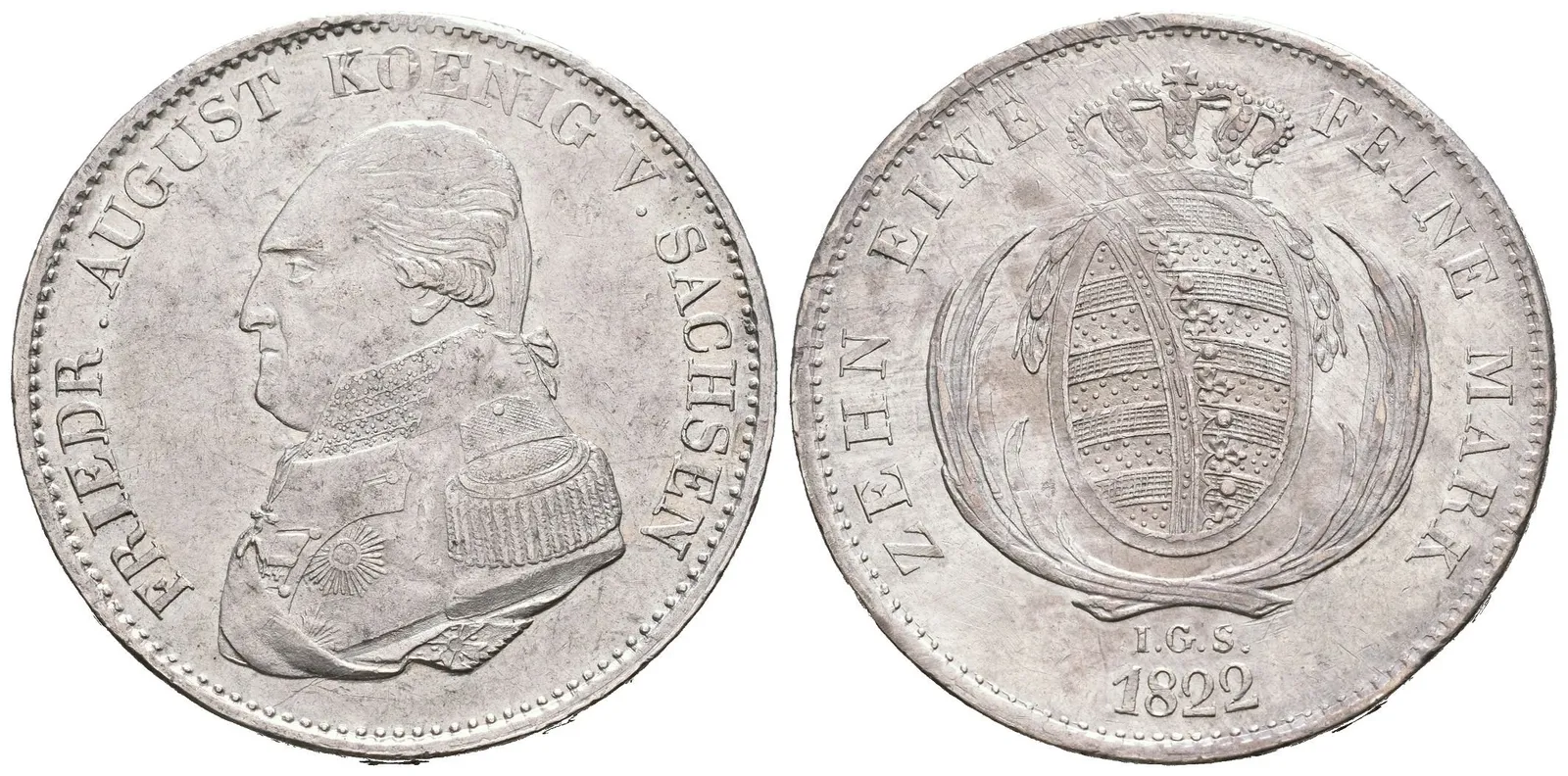 Sasko, Tolar 1822