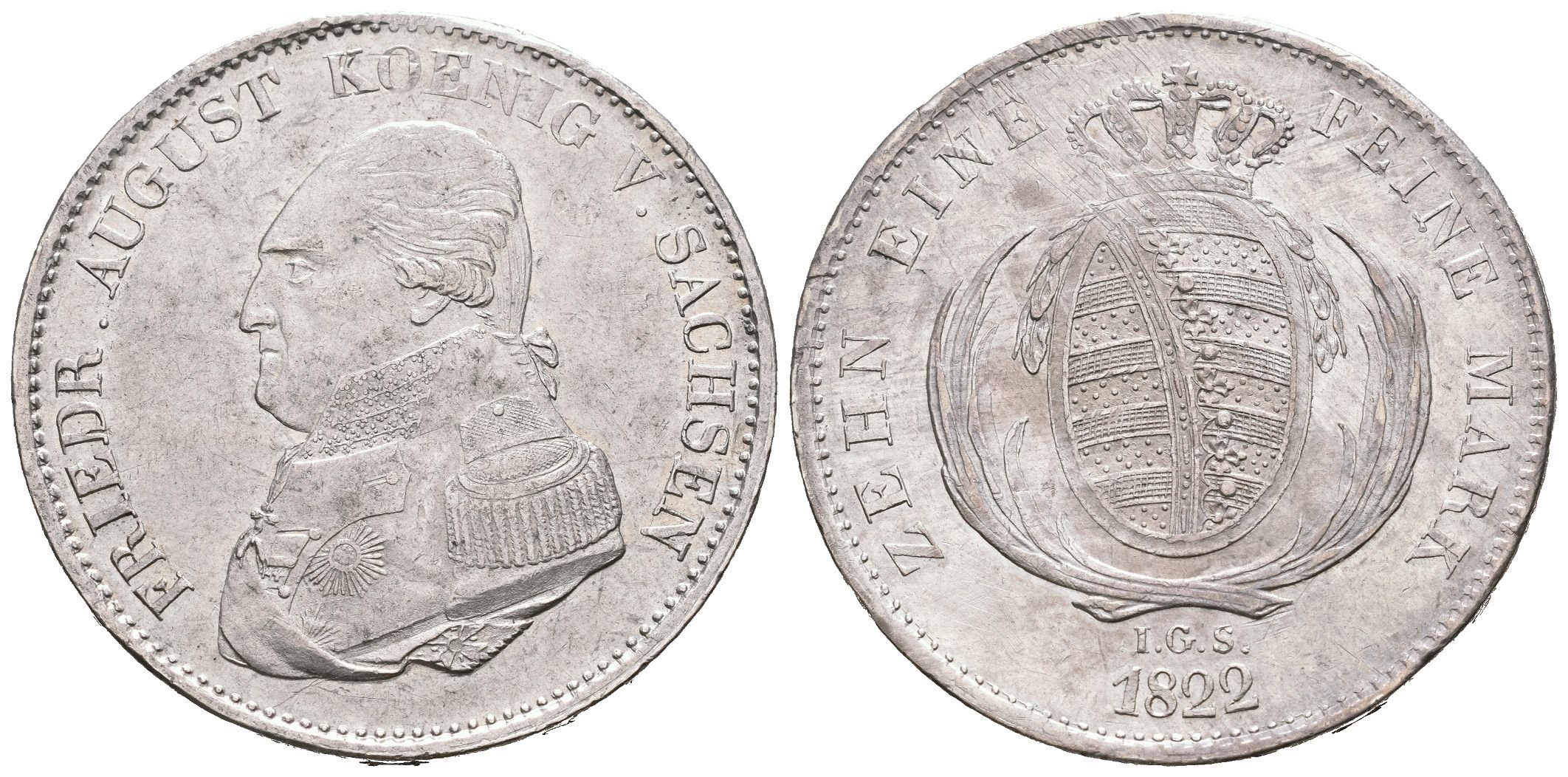 Sasko, Tolar 1822