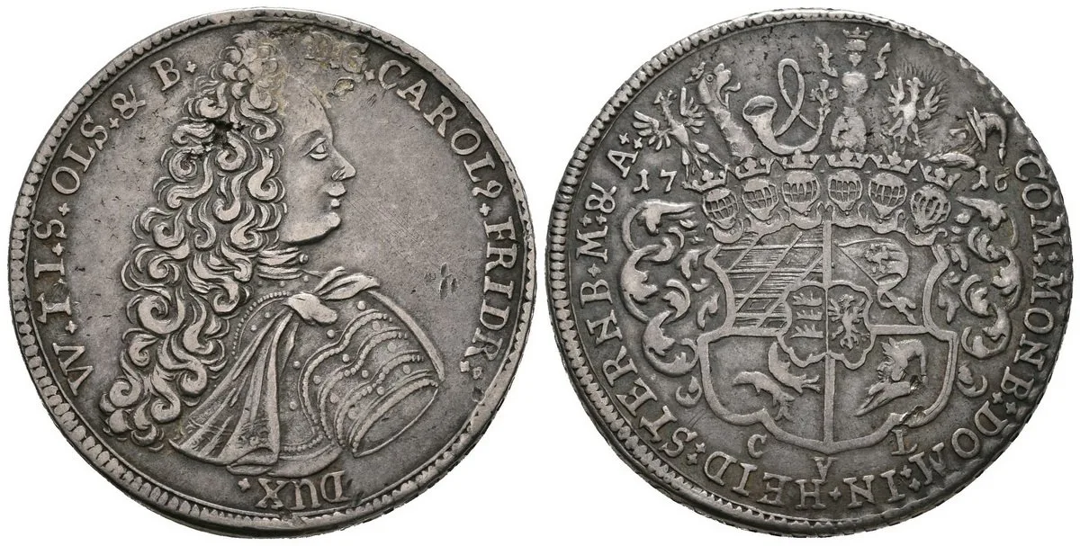 Würtemberg - Olešnice, Carl Friedrich, 1704 - 1744 — 1