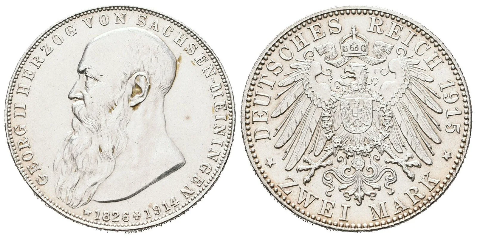 Sasko - Meiningen, Georg II., 1866 - 1914 — 1