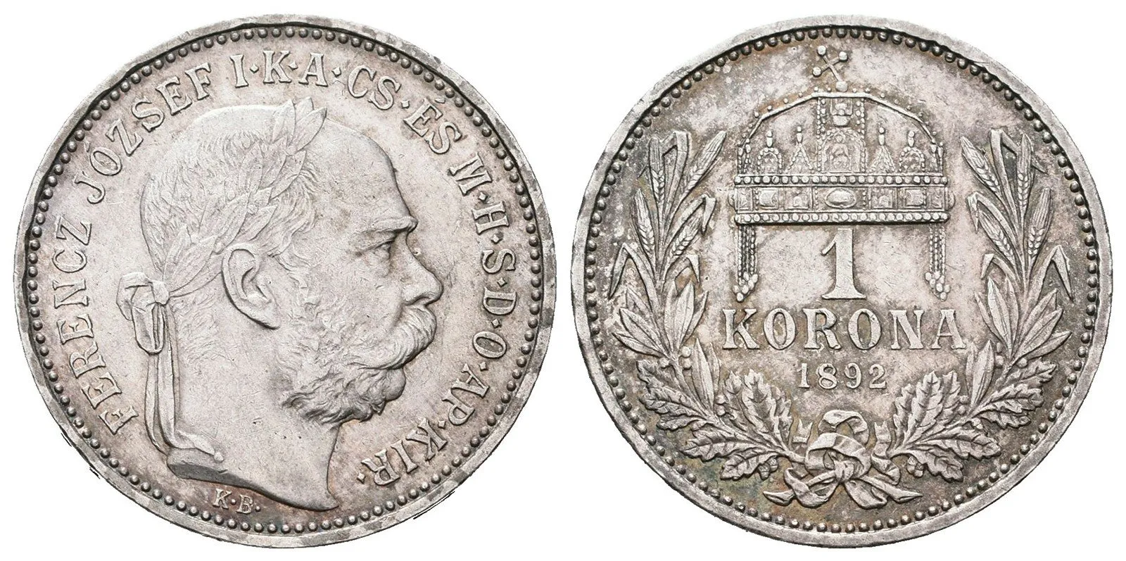 Korunová měna, 1892 - 1918 — 1