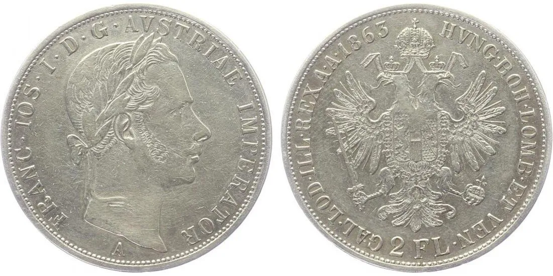 Rakouská a spolková měna, 1857 - 1892 — 1