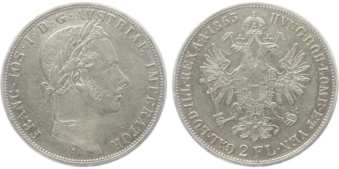 Rakouská a spolková měna, 1857 - 1892 — 1
