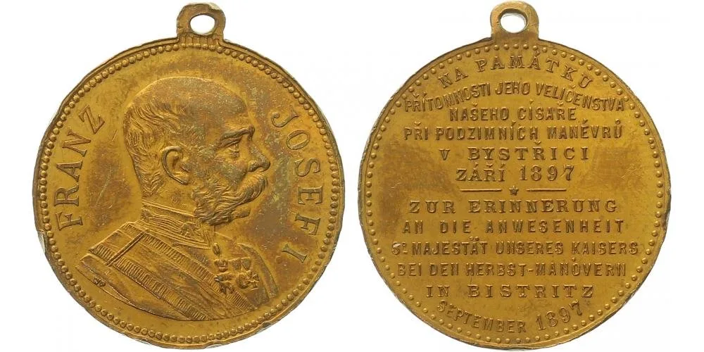 František Josef I., medaile vojenských manévrů — 1