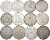 10 Koruna 1928 - Masaryk, 1930, 1931, 1932 (po 3 kusech), oběhové zachovalosti, — 1