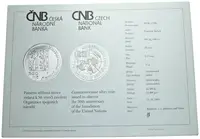 200 Kč 1995 - OSN, kapsle, certifikát — 2