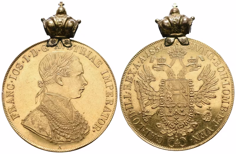 4 Dukát 1854 A