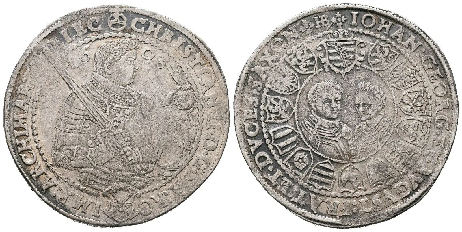 Sasko, Christian II., Johann Georg I. a August, 1591 - 1611 — 1