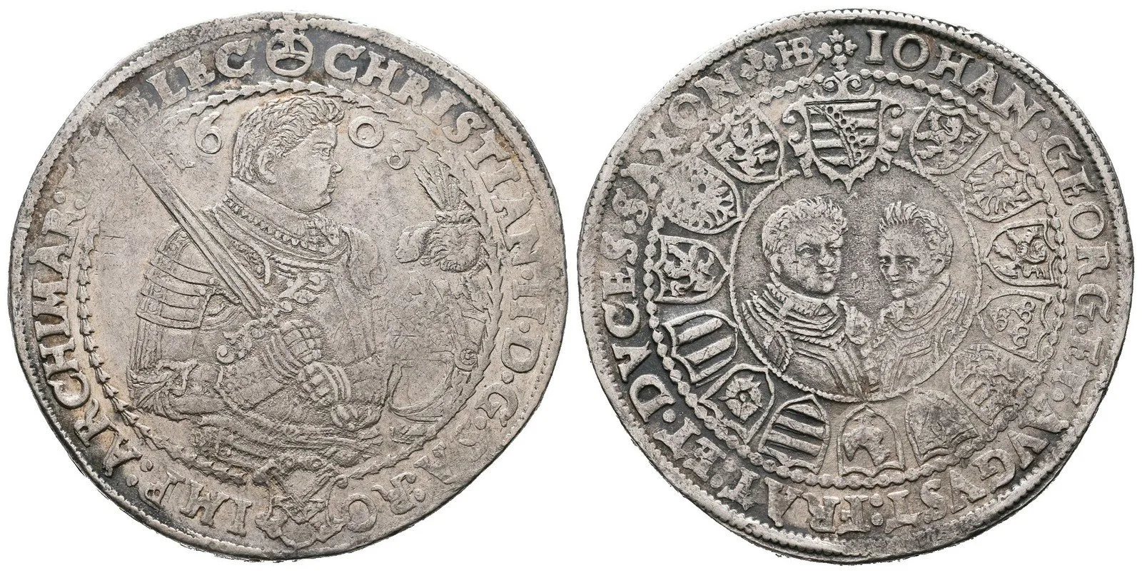 Sasko, Christian II., Johann Georg I. a August, 1591 - 1611 — 1