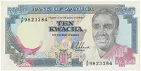 Zambie, 10 Kwacha (1989~1991), P.31a