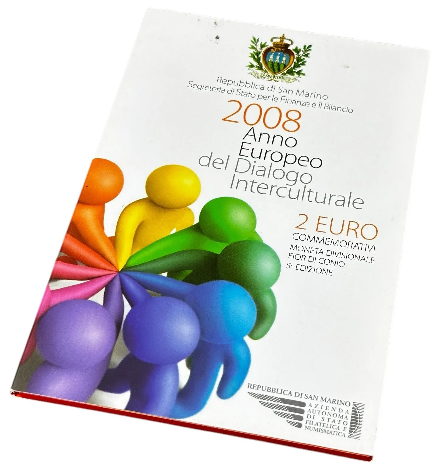 San Marino, 2 Euro 2008 - Evropský rok mez. vztahů