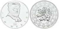 Stříbrná investiční medaile - Jan Werich - Ag 29 g - 999/1000 + Certifikát