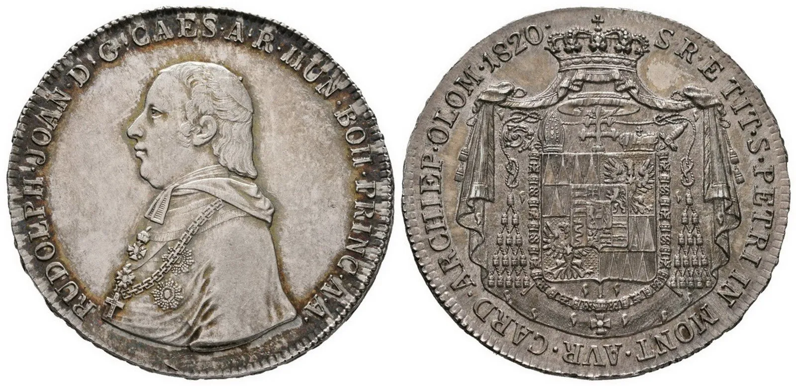 Olomouc - arcibiskupství, Rudolf Jan, 1819 - 1831 — 1