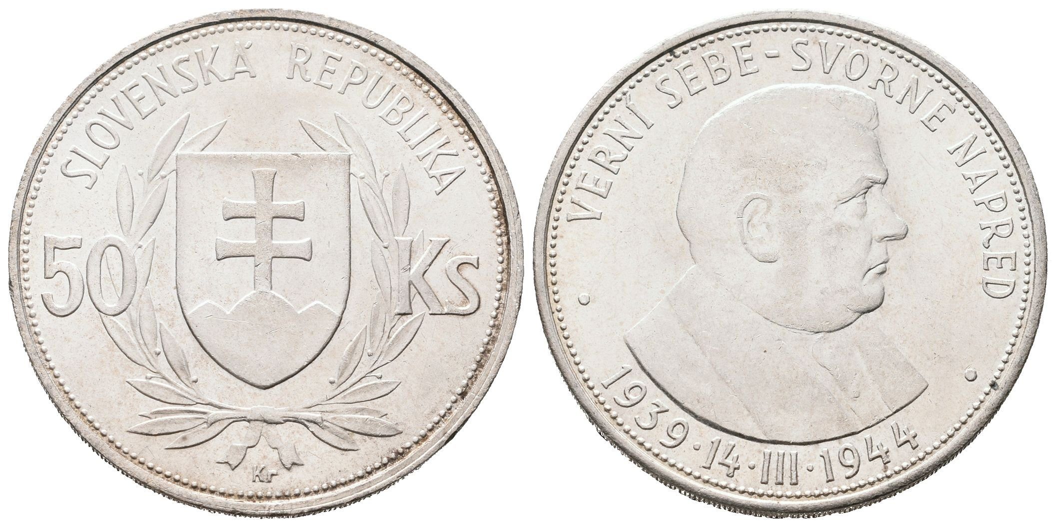 50 Koruna 1944 - Jozef Tiso