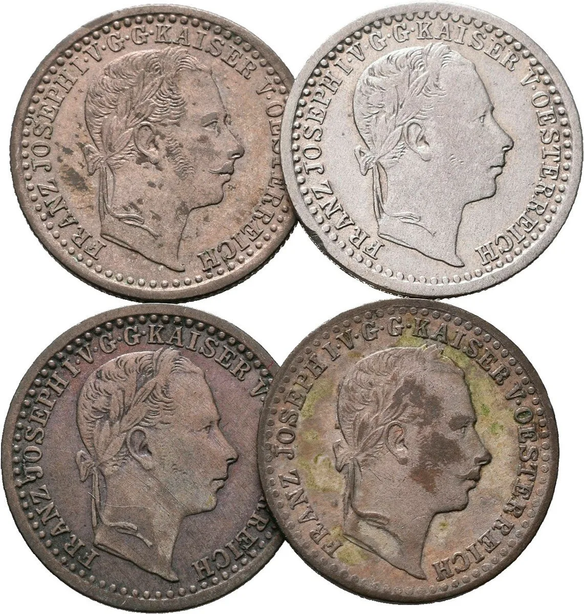 Rakouská a spolková měna, 1857 - 1892 — 1