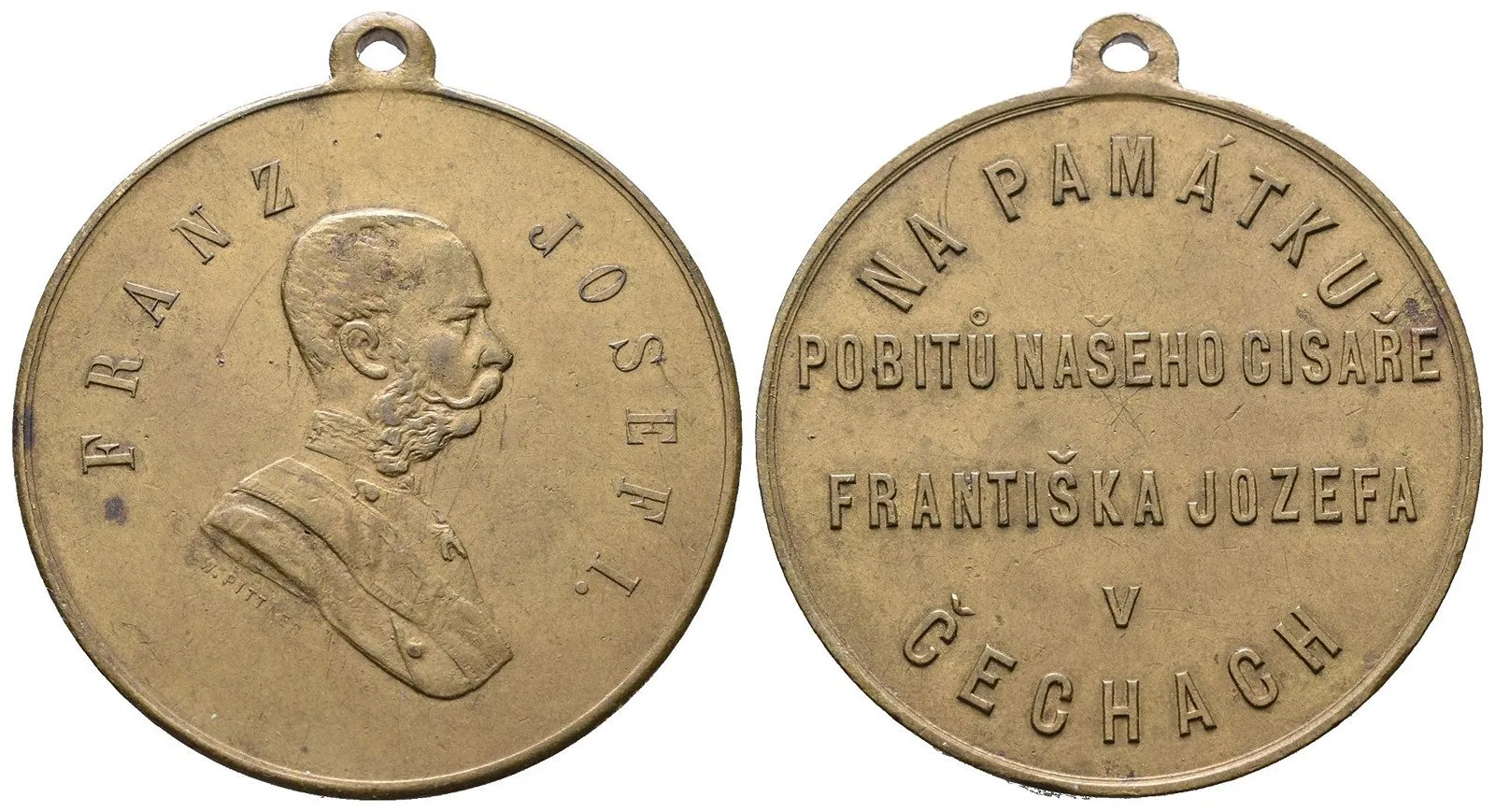František Josef I., medaile na návštěvu a přítomnost císaře — 1