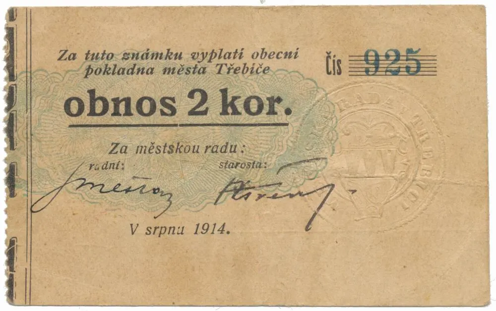Nouzovky české od roku 1914 — 1