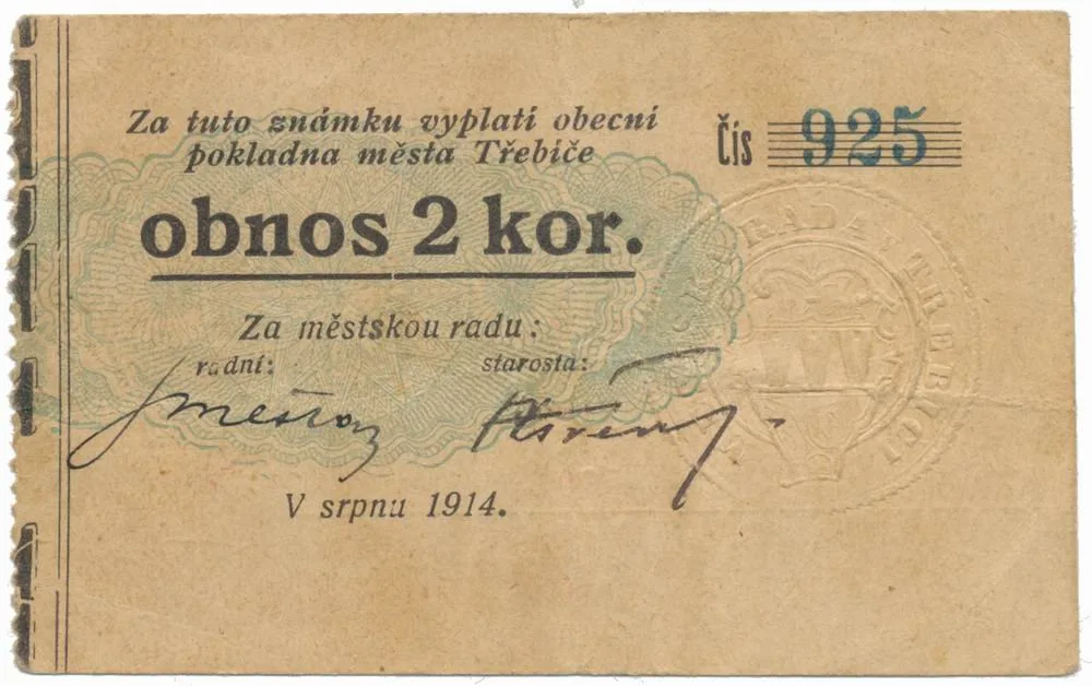 Nouzovky české od roku 1914 — 1
