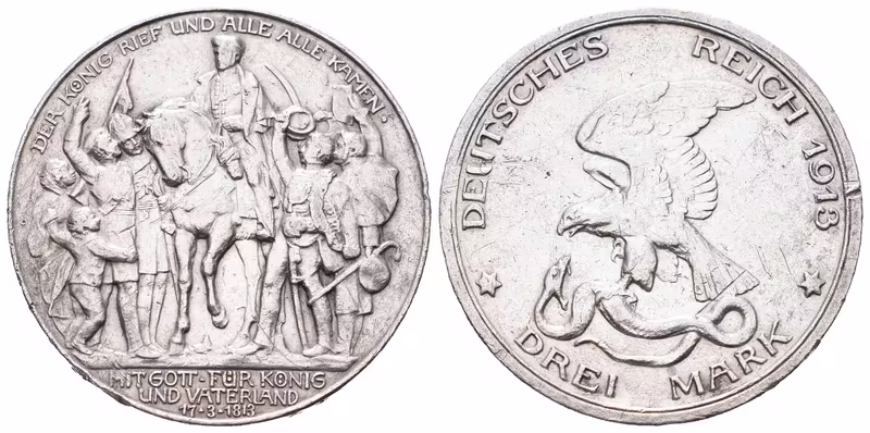 Prusko, 3 Marka 1913 A - Provolání