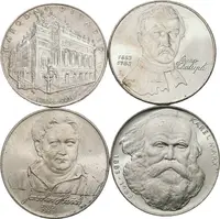 Soubor mincí - 100 Kčs 1983 - Národní divadlo, Karel Marx, Chalupka a Hašek, — 1