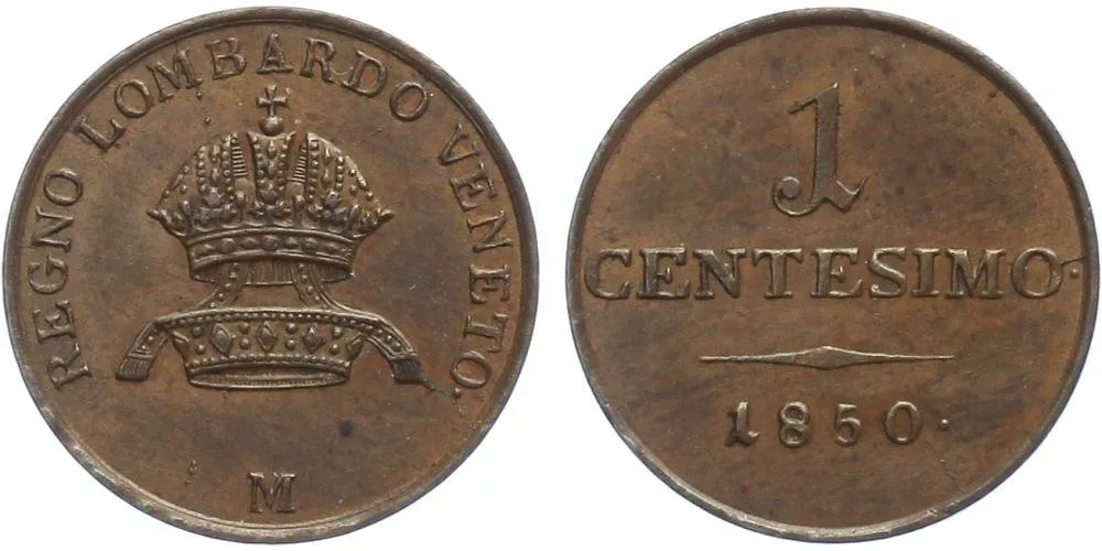 Konvenční měna, 1848 - 1857 — 1