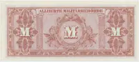 Okupační poukázky Allierte, 1000 Mark 1944, tisk SSSR, 8-místný číslovač, Hej.AM8c - fotografie 2