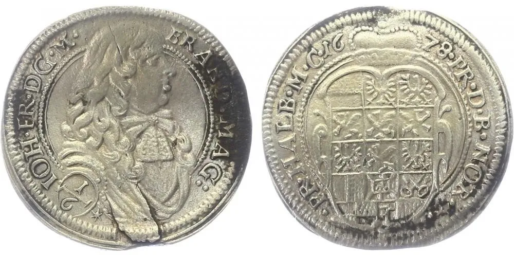 Brandenburg - Ansbach, Johann Friedrich, 1667 - 1686 — 1