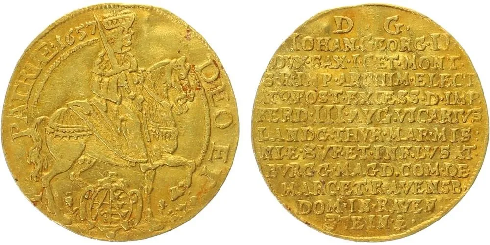 Sasko, Johann Georg II., 1656 - 1680 — 1