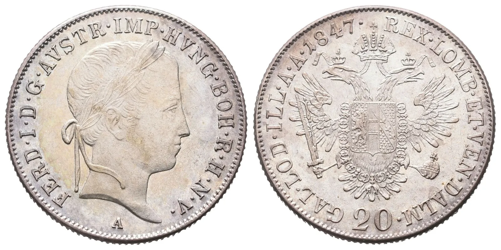 Ferdinand V., 20 Krejcar 1847 A, Vídeň