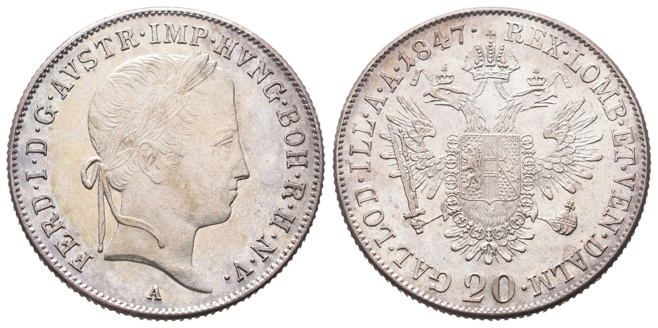 Ferdinand V., 20 Krejcar 1847 A, Vídeň