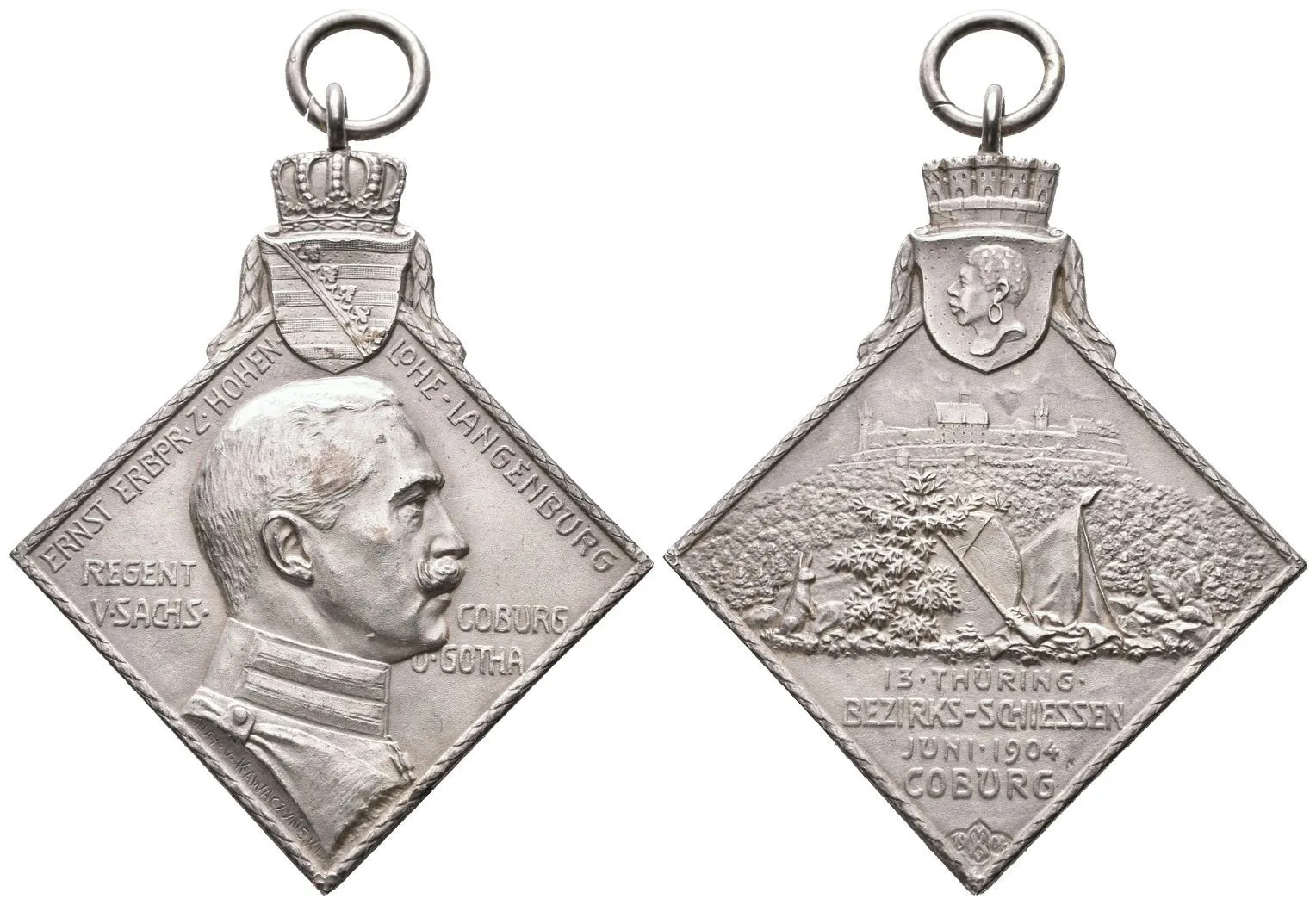 AR Klipa 1904 (Kawaczynski) - 13. Durynské okresní střelby v Coburgu, — 1