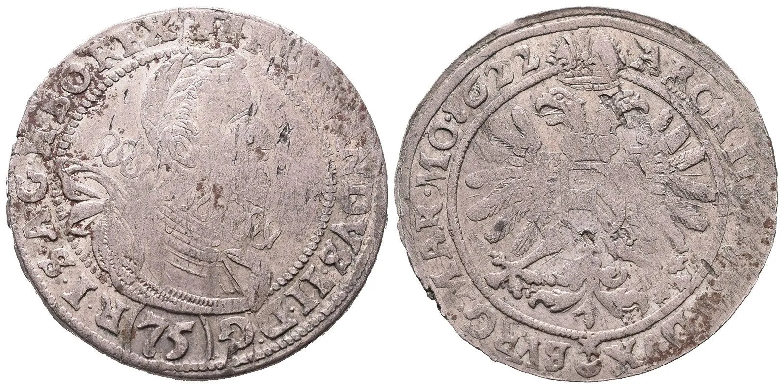 Ferdinand II., 1619 - 1637 (Mince kiprová) — 1