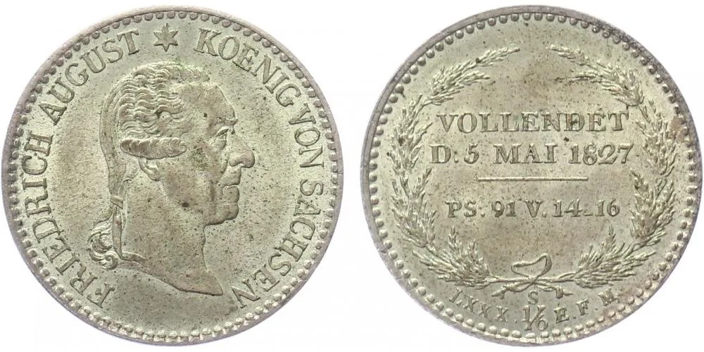 Sasko, Friedrich August III./I., 1763 - 1827 — 1