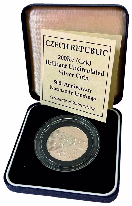 200 Kč 1994 - Normandie, Proof-like