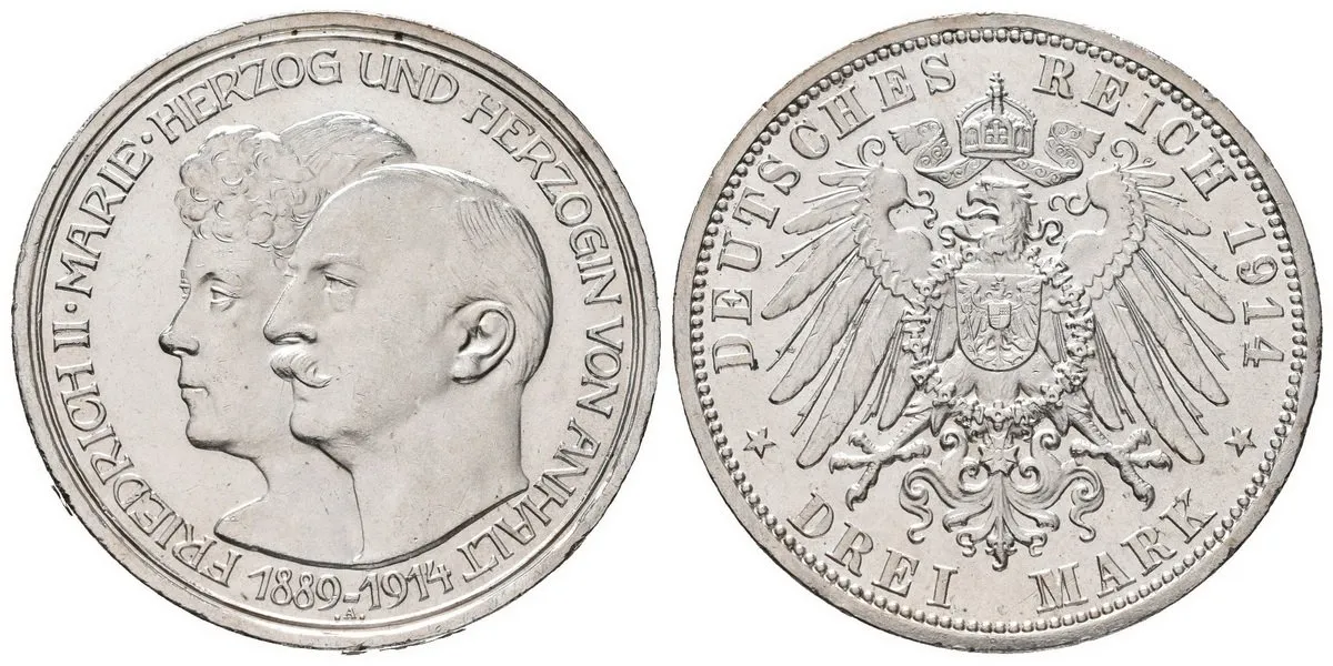 Anhalt, Friedrich II., 1904 - 1918 — 1
