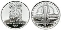 200 Kč 1999 - Založení NATO, PROOF