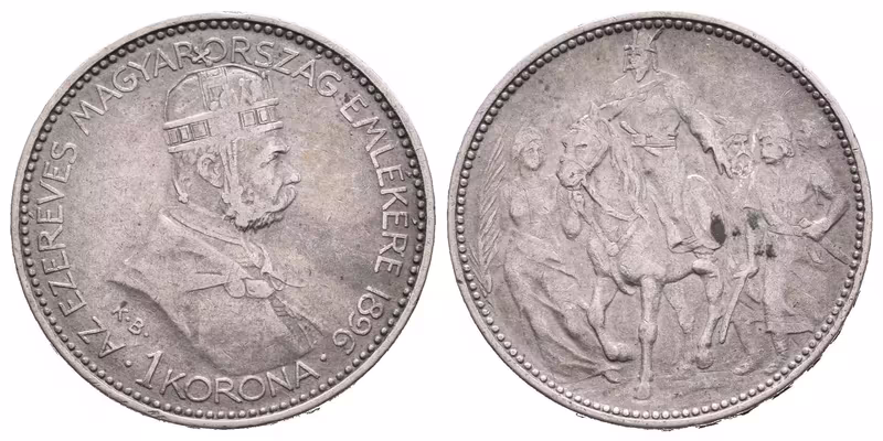 1 Koruna 1896 KB