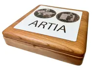 Etue - box na mince ARTIA, dřevo-sleva 1000,- kč