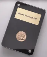 Gibraltar, 1/4 Sovereign 2021 - fotografie 3