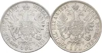 Zlatník 1891, 1892, patina, rysky, oběh_2 ks — 1