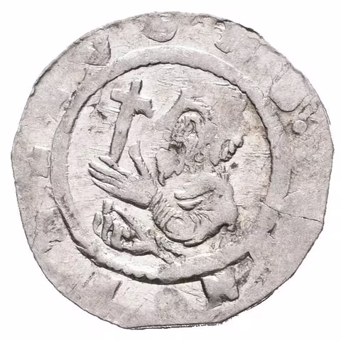 Denár, Cach 572, nep. nedor. opisy, jemná patina a nep. napr. (0,64 g)