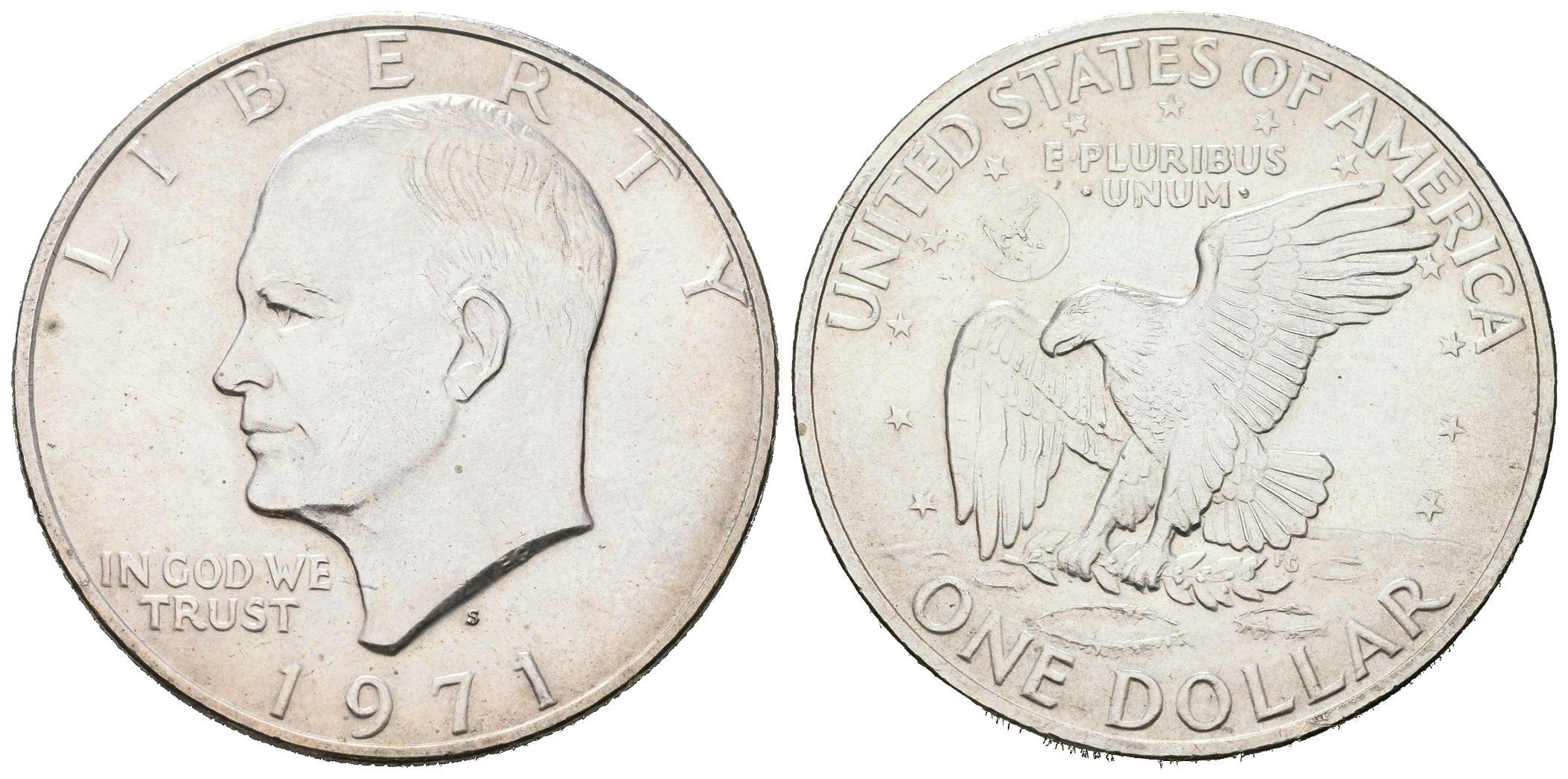 USA, 1 Dollar 1971 S - Dwight D. Eisenhower