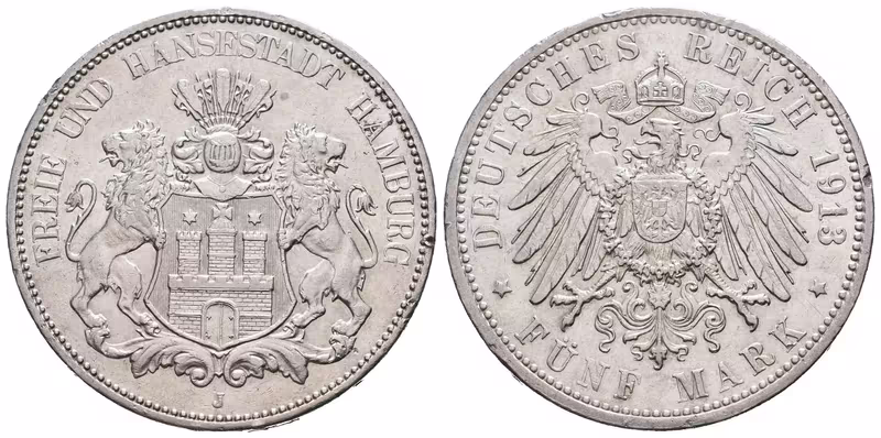 Hamburg, 5 Marka 1913