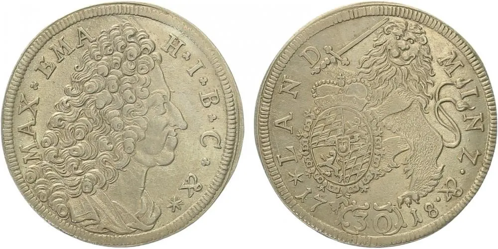 Bavorsko, Maximilian II. Emanuel, 1679 - 1726 — 1