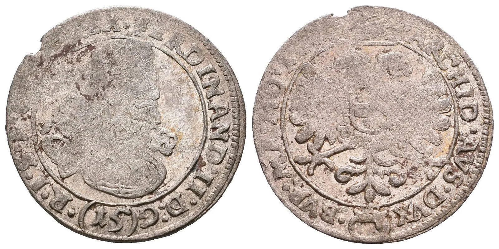 Ferdinand II., 1619 - 1637 (Mince kiprová) — 1