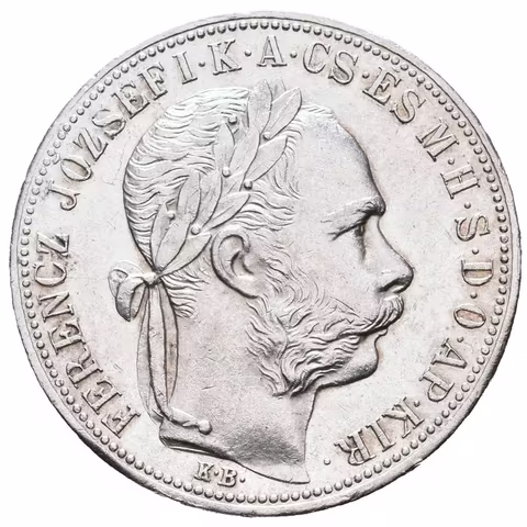 Zlatník 1884 KB, velmi pěkná zachovalost, lesk, rysky a drobné hranky